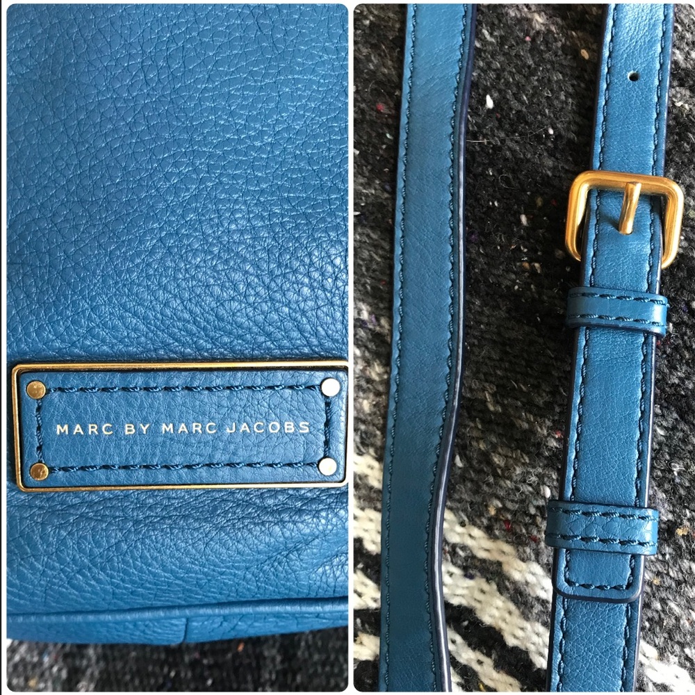 Marc By Marc Jacobs Too Hot To Handle Blue Crossbody Bag - Picture 7 of 16